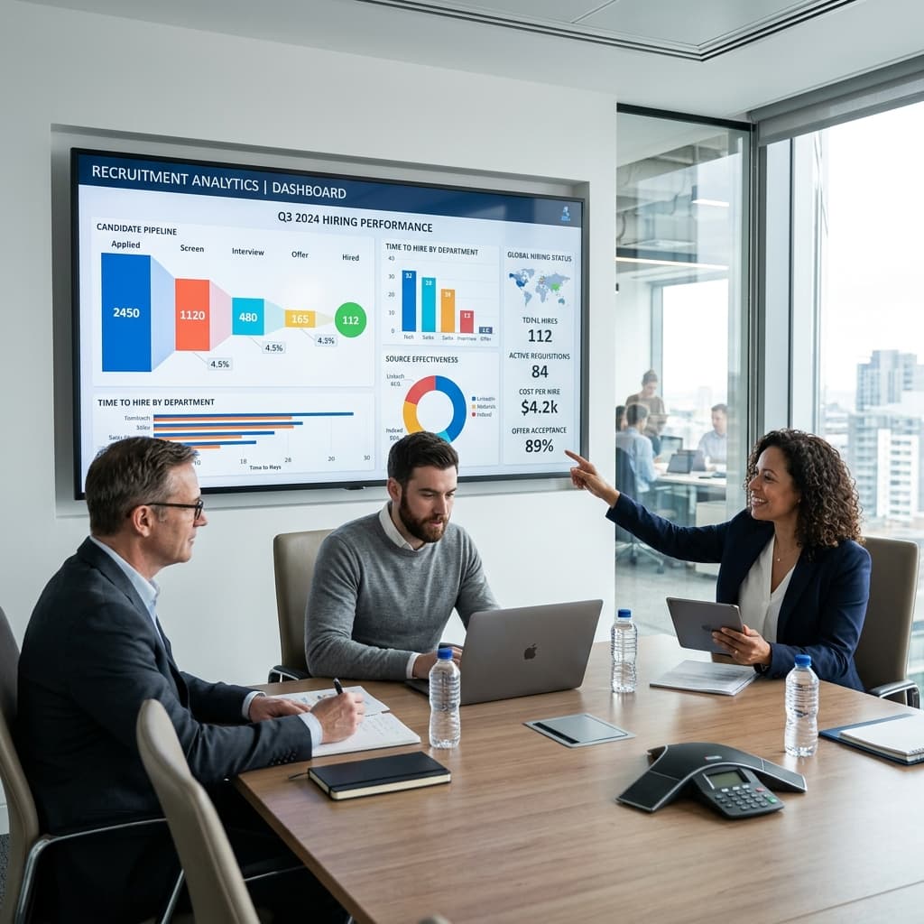 Recruitment analytics dashboard